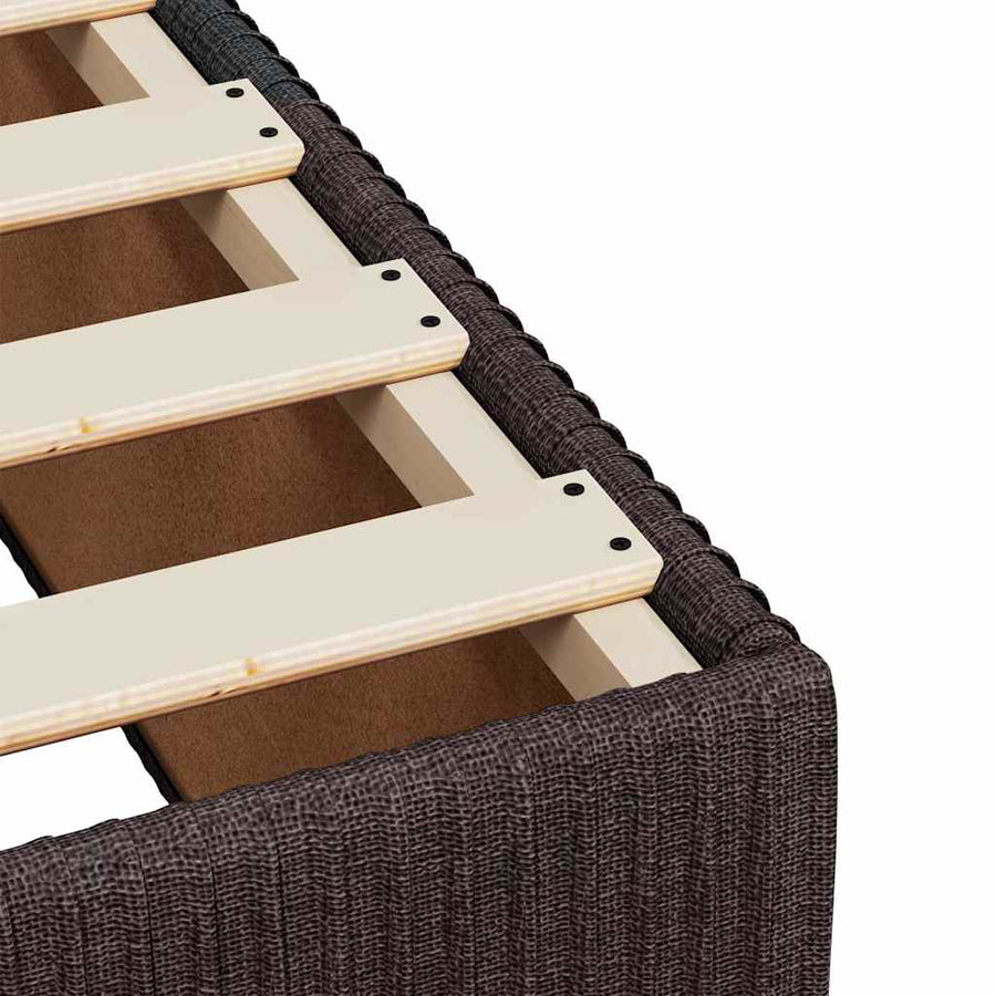 Boxspring Met Matras Stof 200 x 200 cm