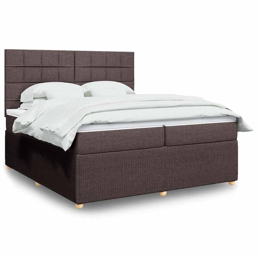Boxspring Met Matras Stof 200 x 200 cm