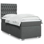 Boxspring 80x200 cm donkergrijs