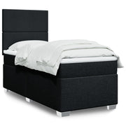 Boxspring met matras 90x190 cm zwart