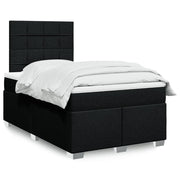Boxspring 120x190 cm zwart met matras