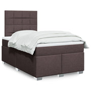 Boxspring met matras 120x200 cm donkerbruin