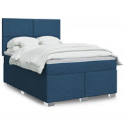 Boxspring met matras 140x190 cm blauw