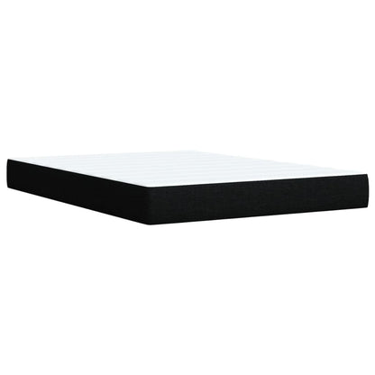 Boxspring met matras stof zwart 160x200 cm