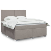 Boxspring met matras 180x200 cm taupe