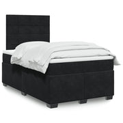 Boxspring met matras 120x190 cm zwart