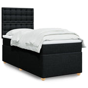 Boxspring met matras 80x200 cm zwart