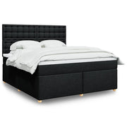 Boxspring bed 180x200 cm zwart