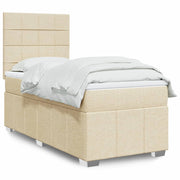 Boxspring 80x200 cm crème pocketvering