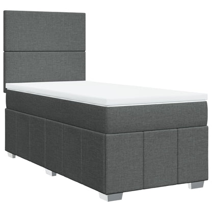 Boxspring Met Matras Stof 90 x 200 cm
