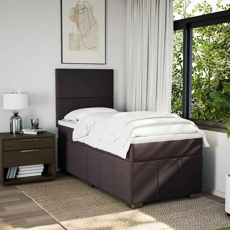 Boxspring Met Matras Stof 90 x 200 cm