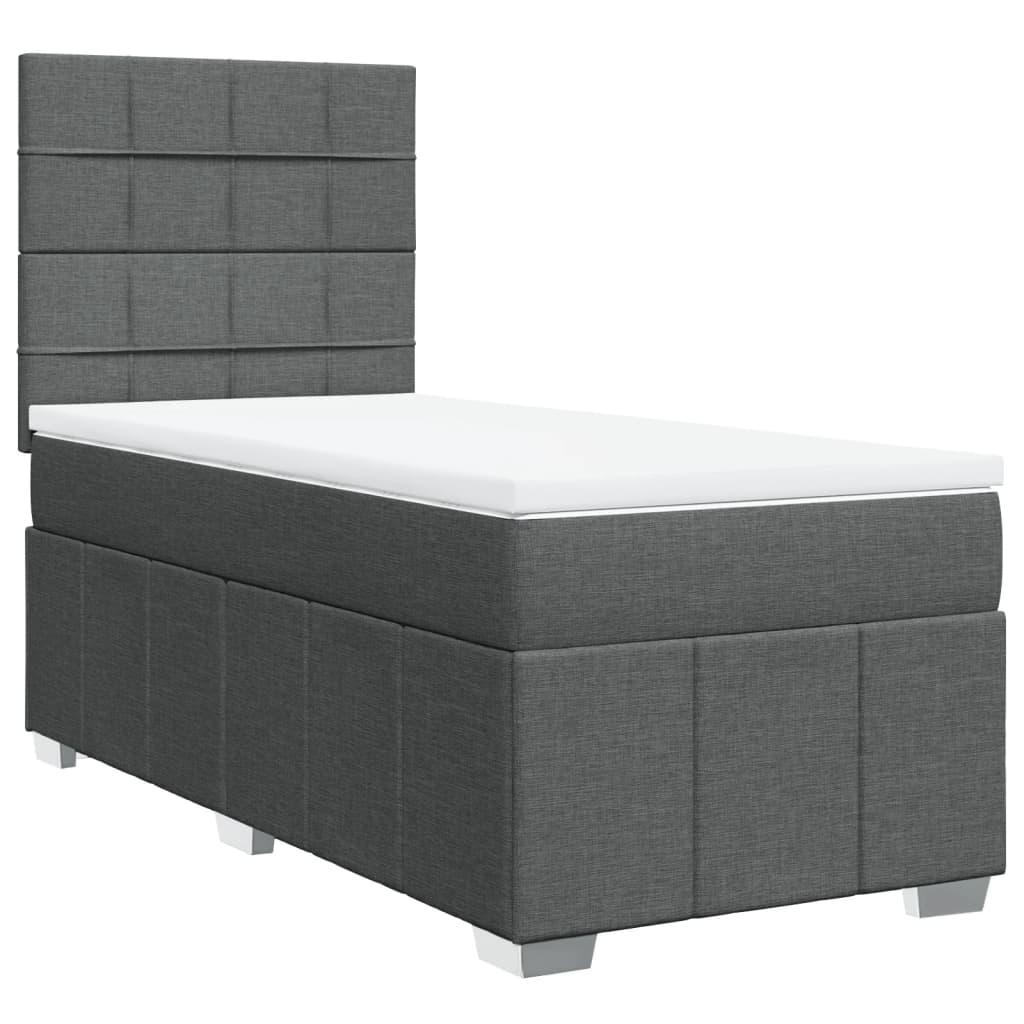 Boxspring Met Matras Stof 90 x 200 cm