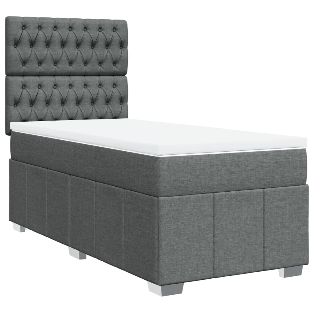 Boxspring Met Matras Stof 90 x 200 cm