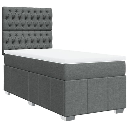 Boxspring Met Matras Stof 90 x 200 cm