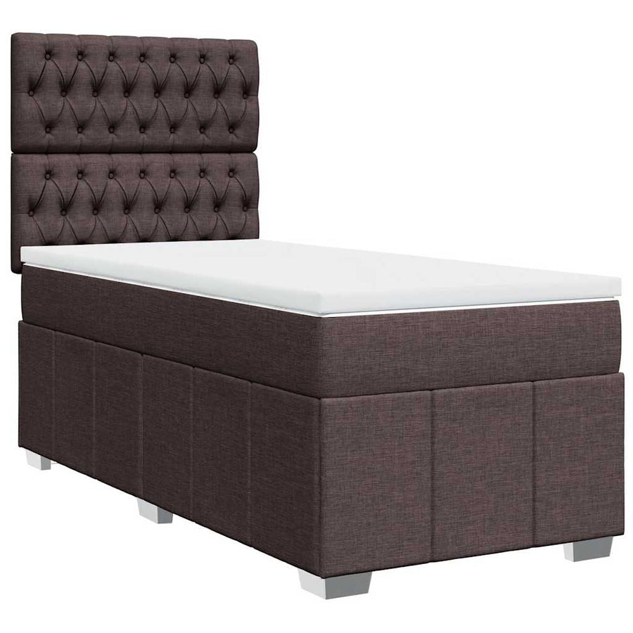 Boxspring Met Matras Stof 90 x 200 cm