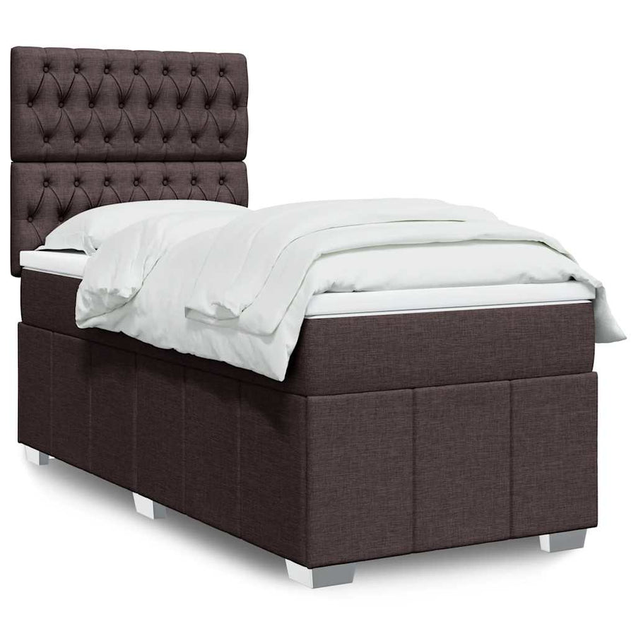 Boxspring Met Matras Stof 90 x 200 cm