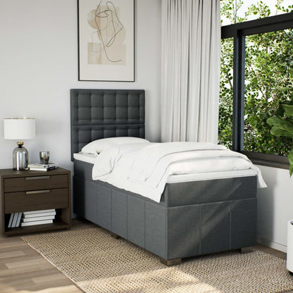Boxspring Met Matras Stof 90 x 200 cm
