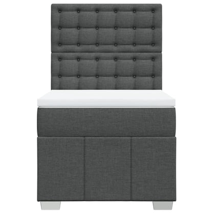 Boxspring Met Matras Stof 90 x 200 cm