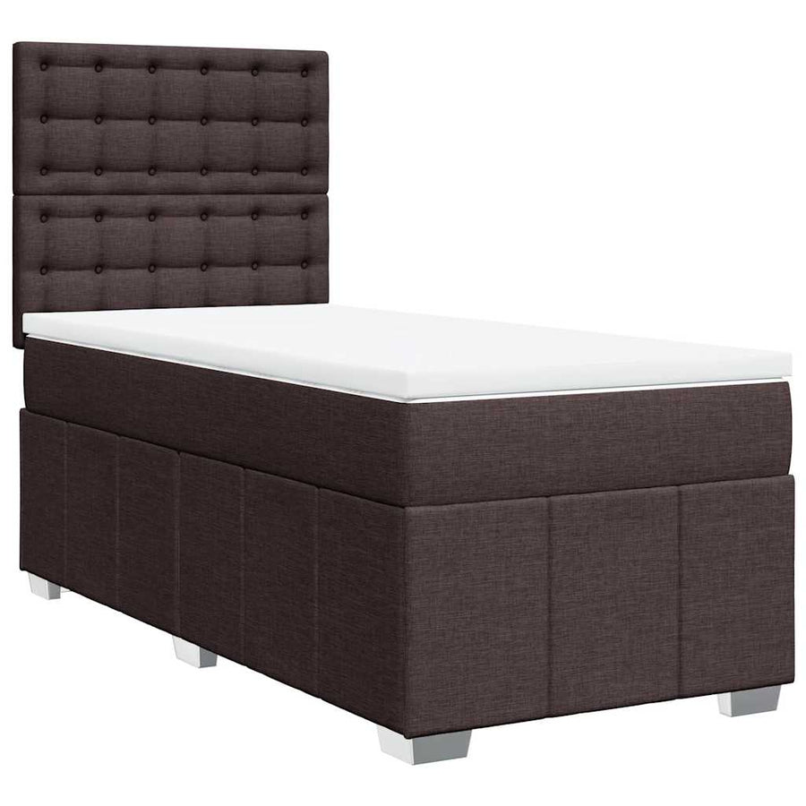 Boxspring Met Matras Stof 90 x 200 cm