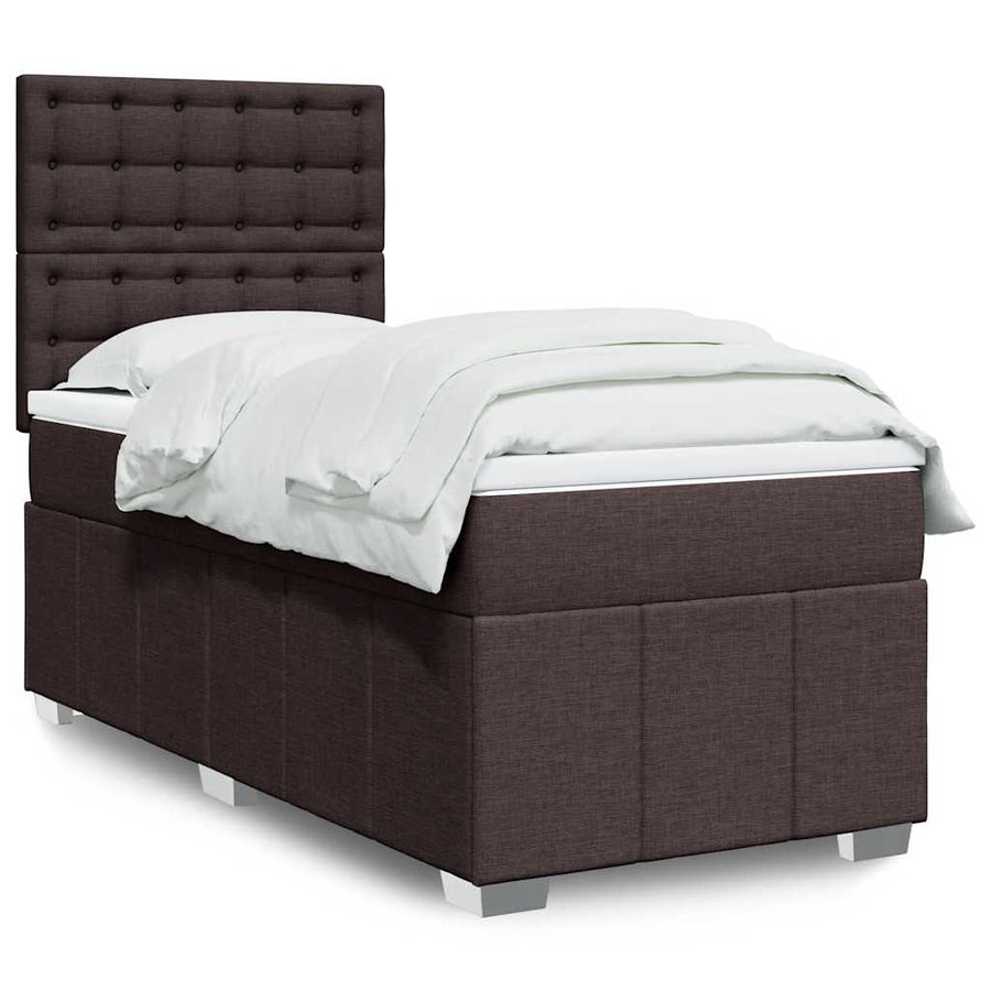 Boxspring Met Matras Stof 90 x 200 cm