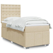 Boxspring met matras 90x200 cm crème