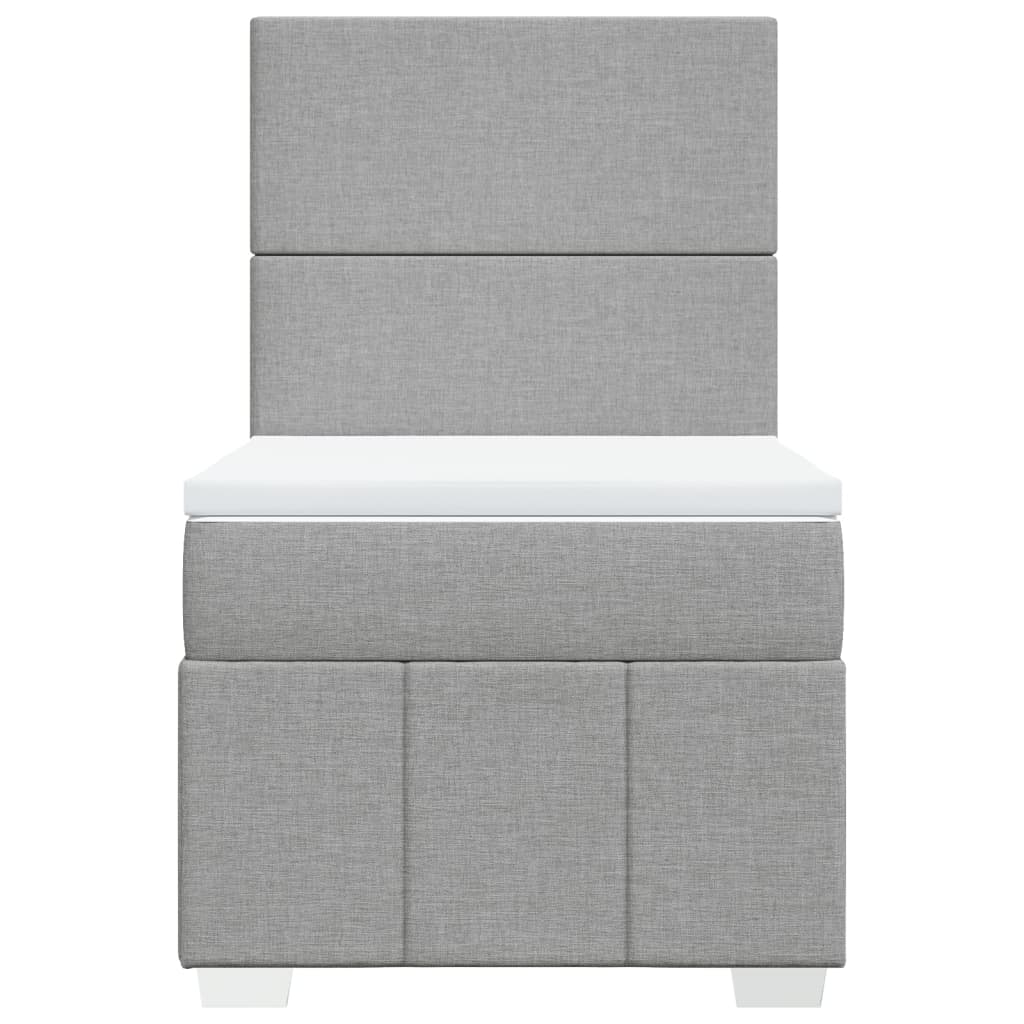 Boxspring Met Matras Stof 100 x 200 cm