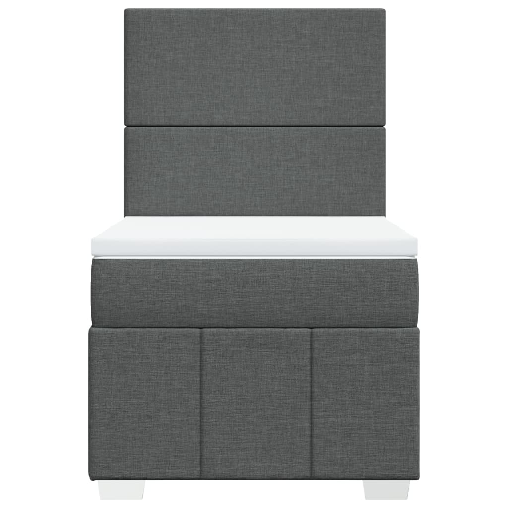 Boxspring Met Matras Stof 100 x 200 cm