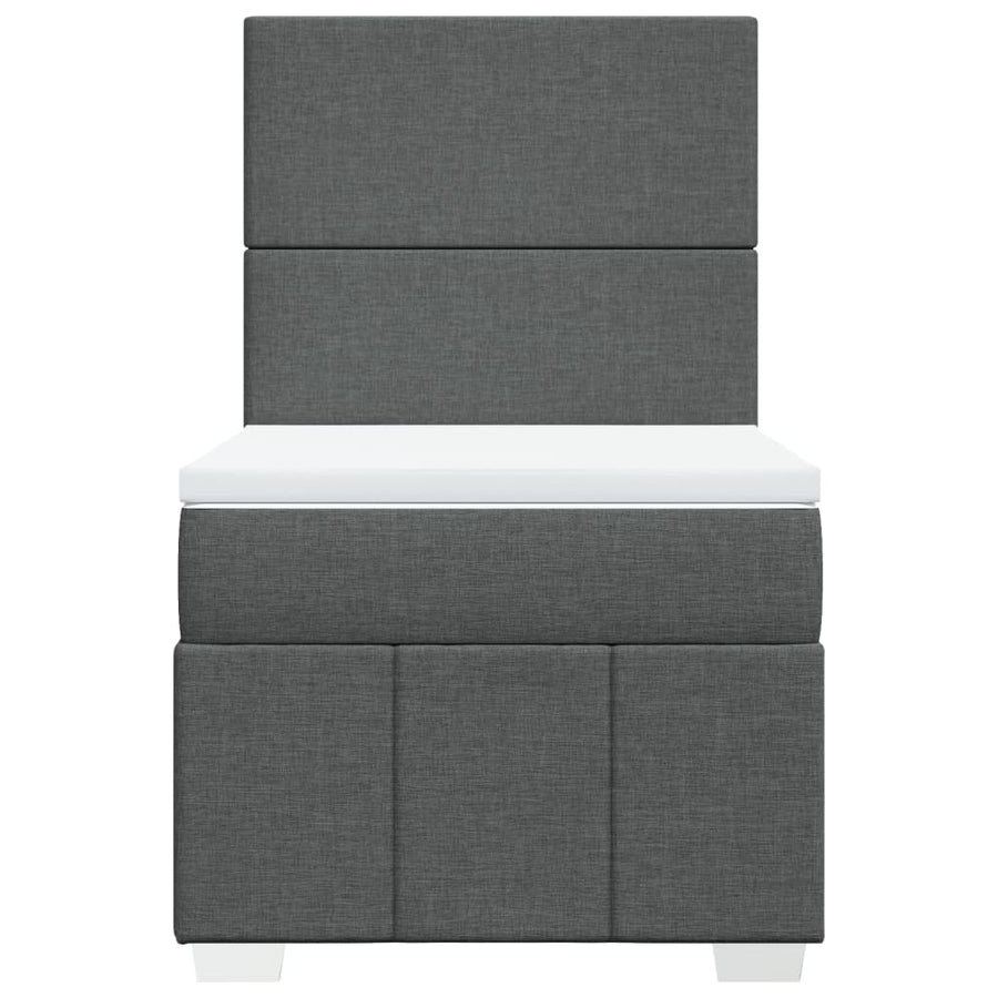 Boxspring Met Matras Stof 100 x 200 cm