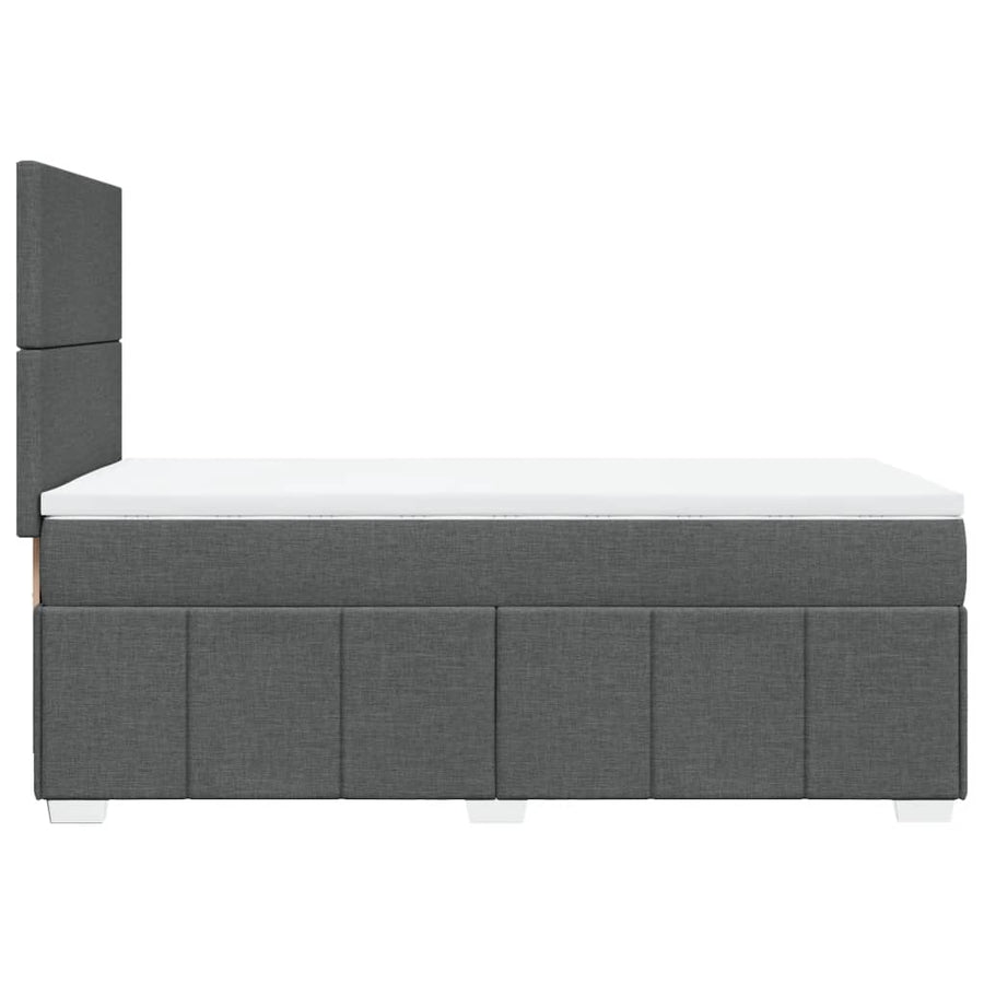 Boxspring Met Matras Stof 100 x 200 cm