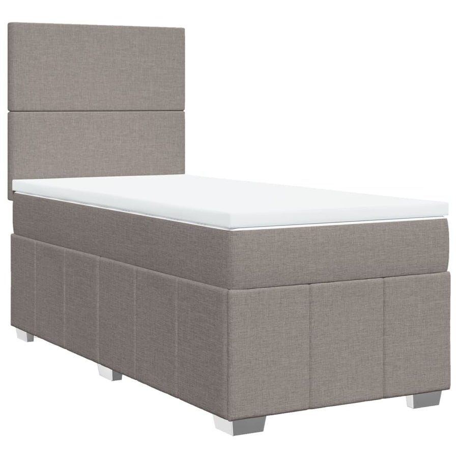 Boxspring Met Matras Stof 100 x 200 cm