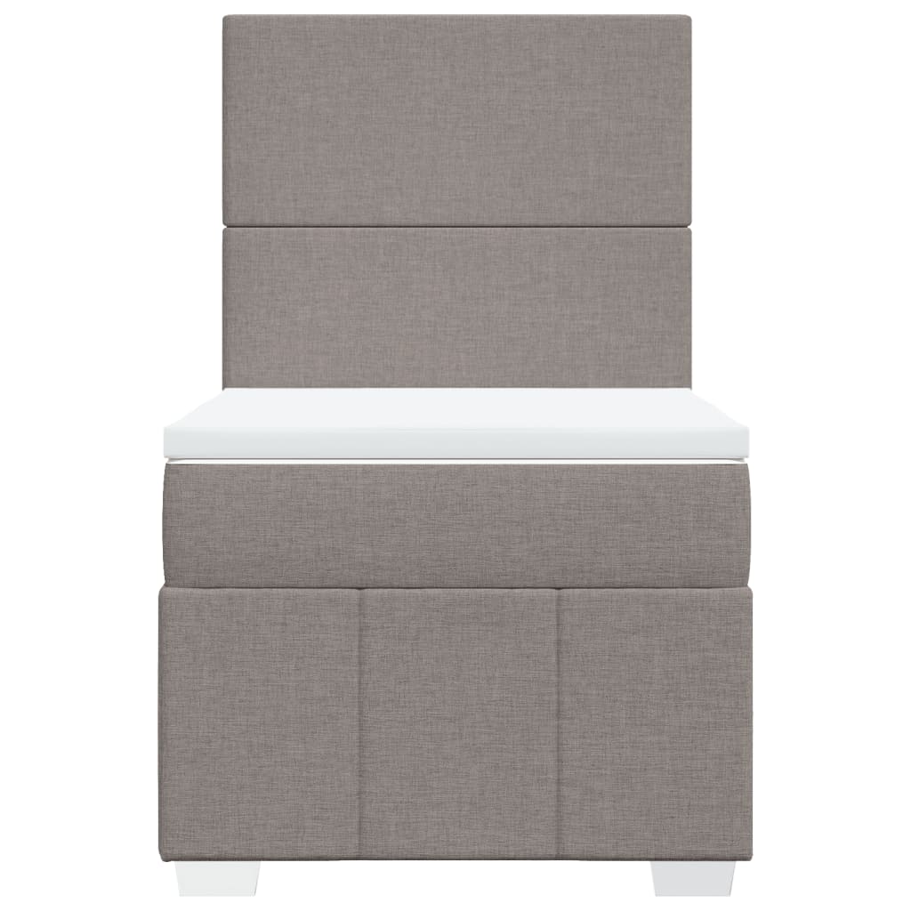 Boxspring Met Matras Stof 100 x 200 cm