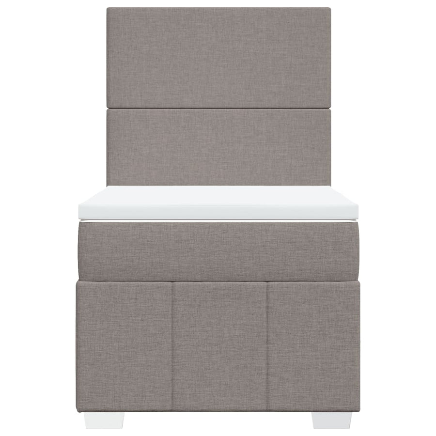 Boxspring Met Matras Stof 100 x 200 cm