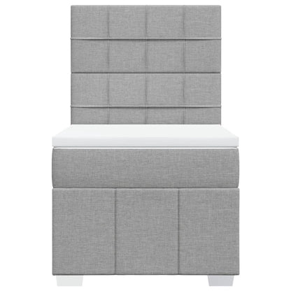 Boxspring Met Matras Stof 100 x 200 cm