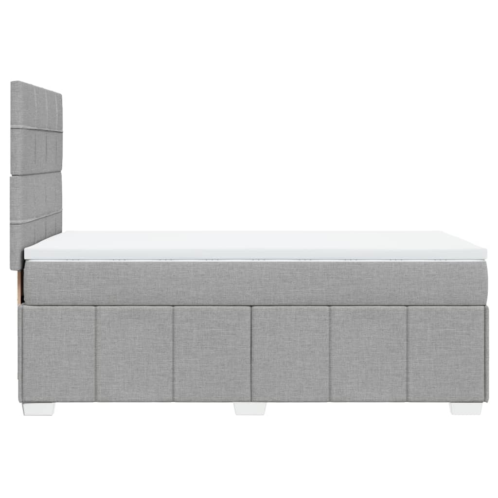 Boxspring Met Matras Stof 100 x 200 cm