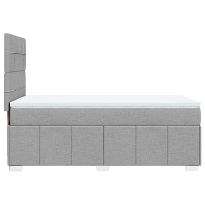 Boxspring Met Matras Stof 100 x 200 cm
