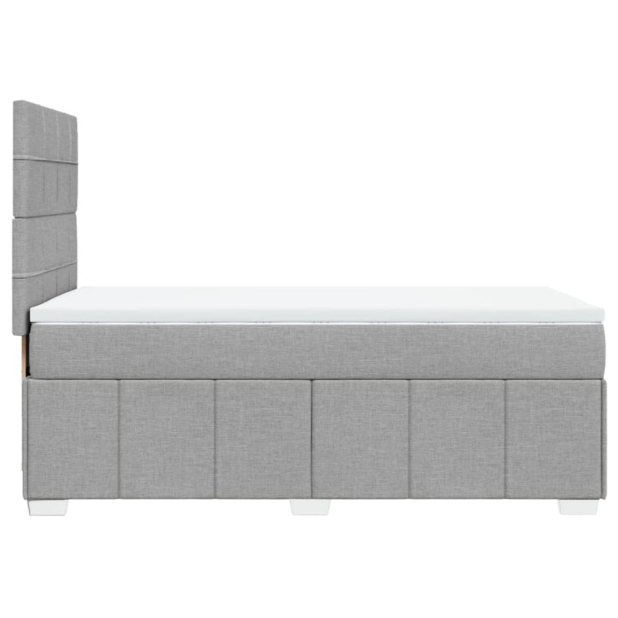 Boxspring Met Matras Stof 100 x 200 cm