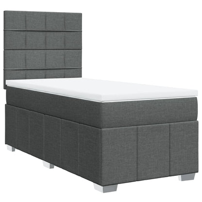 Boxspring Met Matras Stof 100 x 200 cm