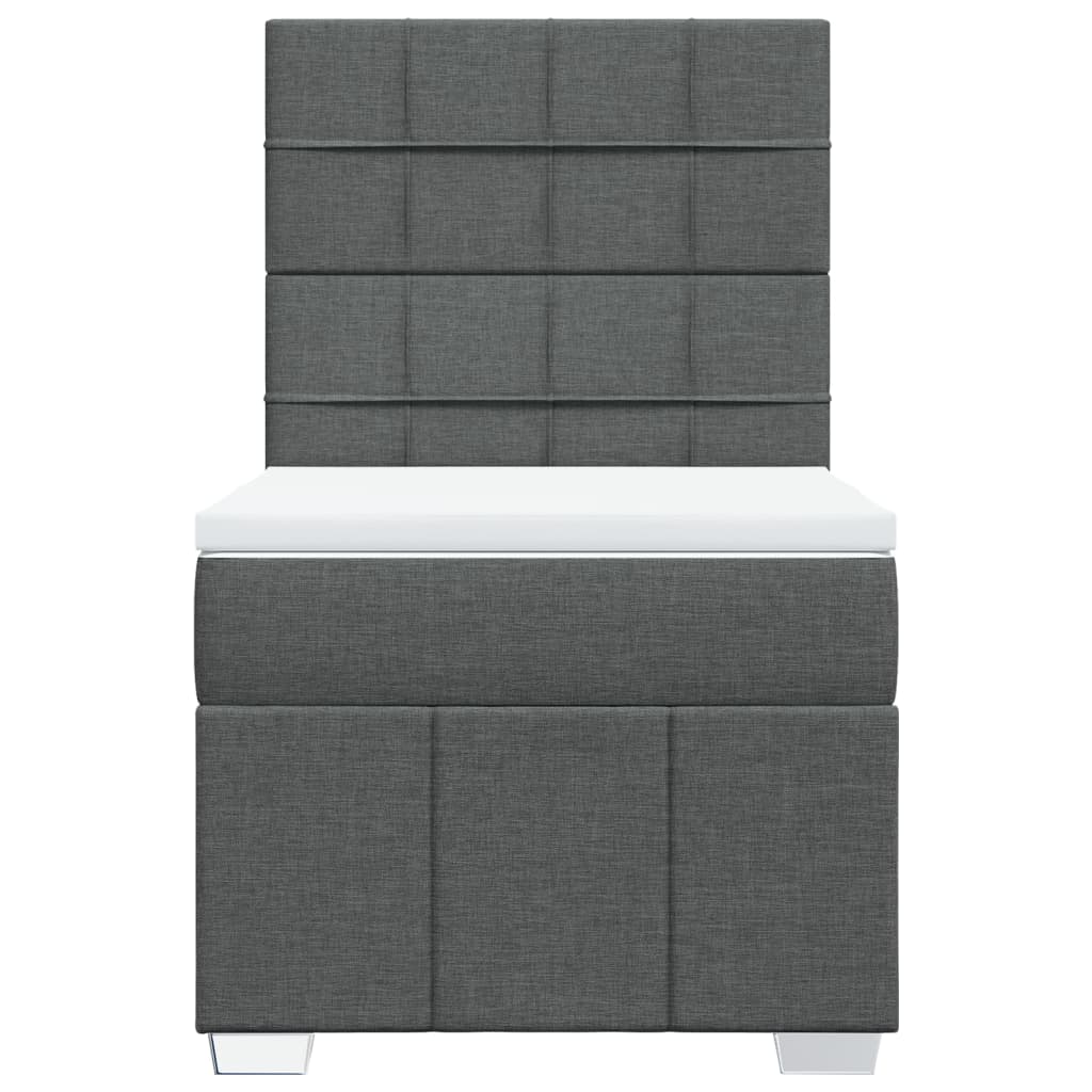 Boxspring Met Matras Stof 100 x 200 cm