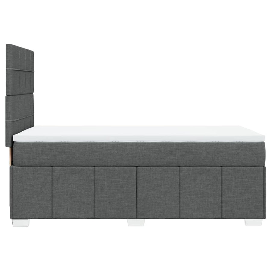 Boxspring Met Matras Stof 100 x 200 cm