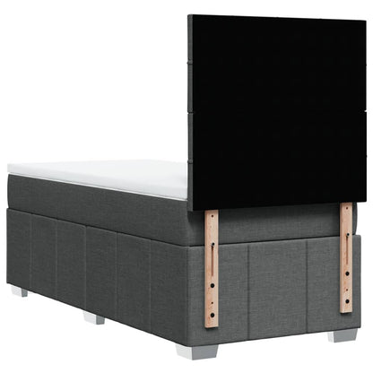 Boxspring Met Matras Stof 100 x 200 cm