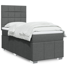 Boxspring Met Matras Stof 100 x 200 cm