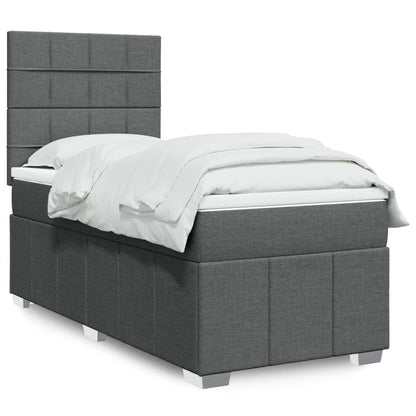 Boxspring Met Matras Stof 100 x 200 cm