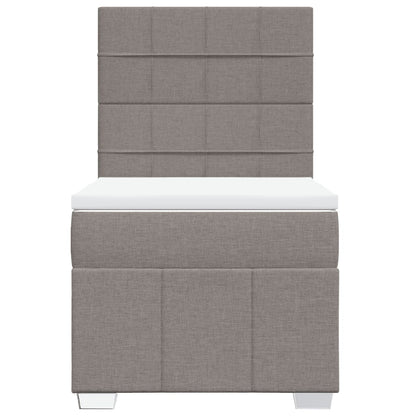 Boxspring Met Matras Stof 100 x 200 cm