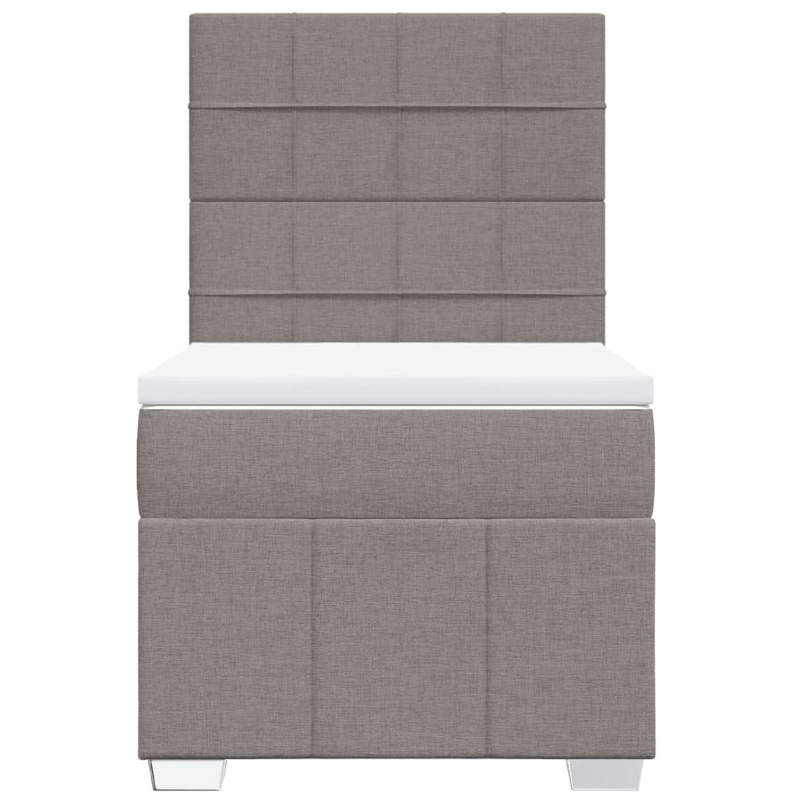 Boxspring Met Matras Stof 100 x 200 cm