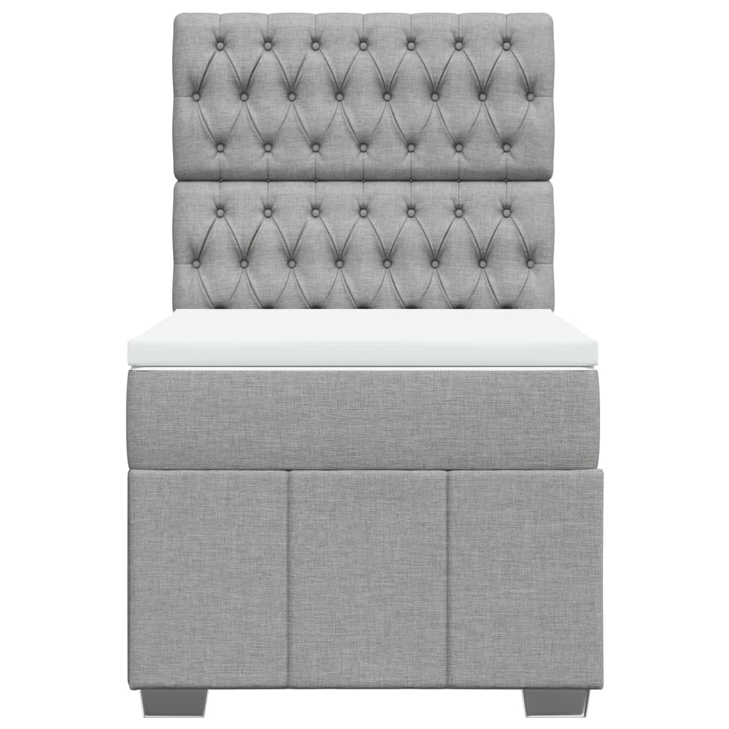 Boxspring Met Matras Stof 100 x 200 cm