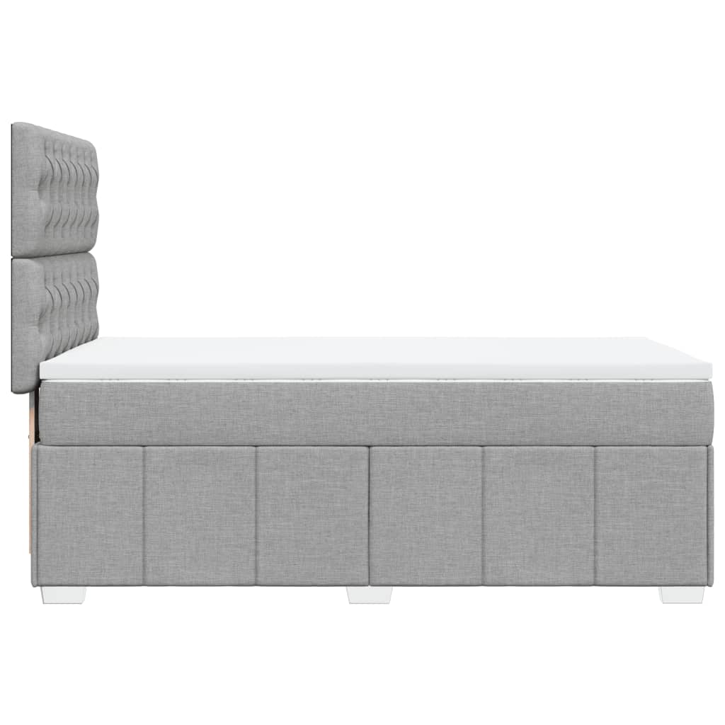 Boxspring Met Matras Stof 100 x 200 cm