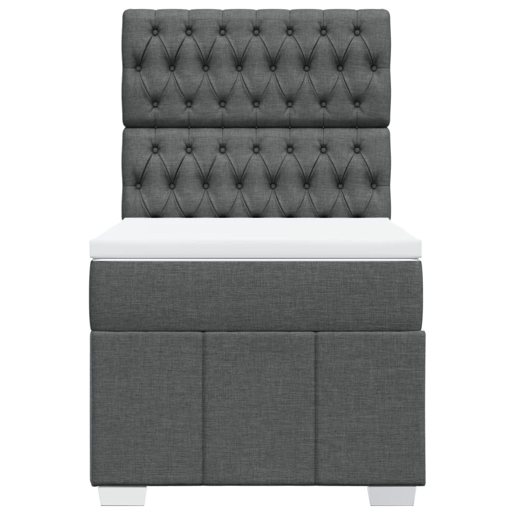 Boxspring Met Matras Stof 100 x 200 cm