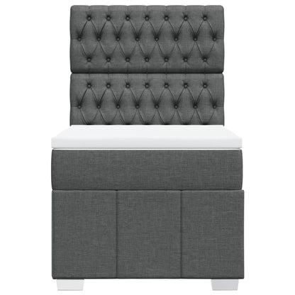 Boxspring Met Matras Stof 100 x 200 cm