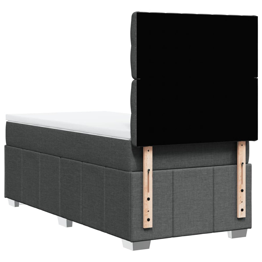 Boxspring Met Matras Stof 100 x 200 cm