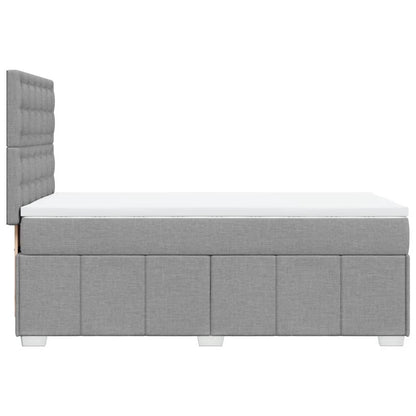 Boxspring Met Matras Stof 100 x 200 cm